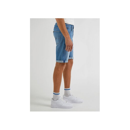Lee Szorty jeansowe 5 Pocket L73MMWFO 112331767 Niebieski Regular Fit Lee 29 MODIVO
