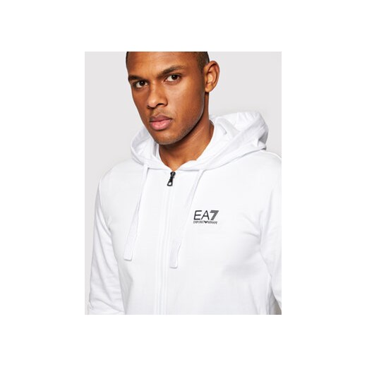 EA7 Emporio Armani Bluza 8NPM03 PJ05Z 1100 Biały Regular Fit 3XL MODIVO