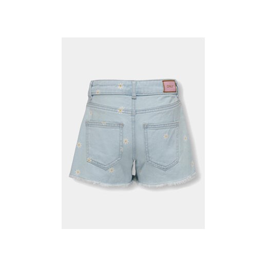 Kids ONLY Szorty jeansowe Grobyn 15302364 Niebieski Loose Fit 158 MODIVO