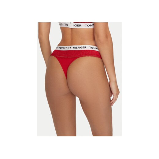 Tommy Hilfiger Stringi UW0UW05619 Czerwony Tommy Hilfiger L MODIVO