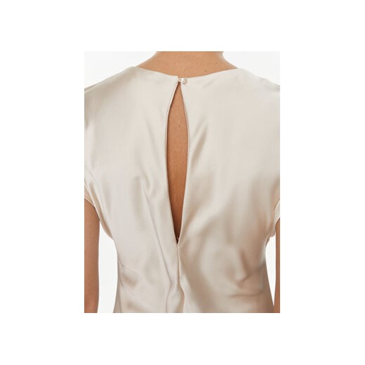 ViCOLO Sukienka koktajlowa TB0135 Écru Regular Fit Vicolo XS MODIVO