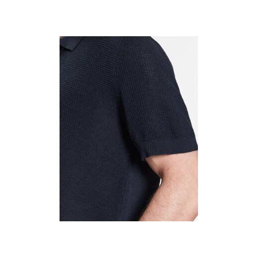 Sisley Polo 104NS300C Granatowy Regular Fit Sisley XL MODIVO