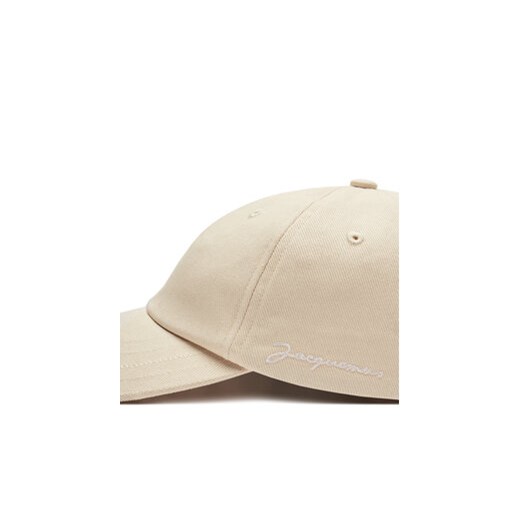 JACQUEMUS Czapka z daszkiem 216AC009U Écru Jacquemus 58 MODIVO