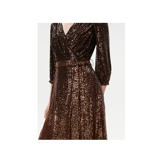 DKNY Sukienka codzienna DD3HR967 Brązowy Regular Fit 34 MODIVO