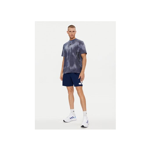 adidas T-Shirt Future Icons 3-Stripes IX5200 Niebieski Regular Fit XL MODIVO