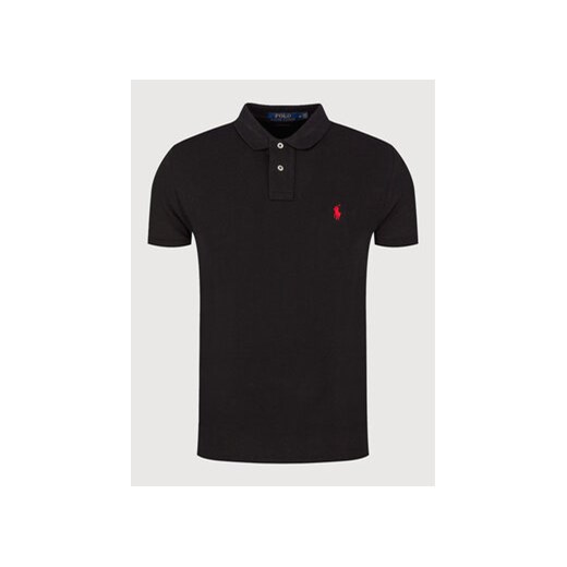 Polo Ralph Lauren Polo Core Replen 710782592 Czarny Custom Slim Fit Polo Ralph Lauren XXL MODIVO