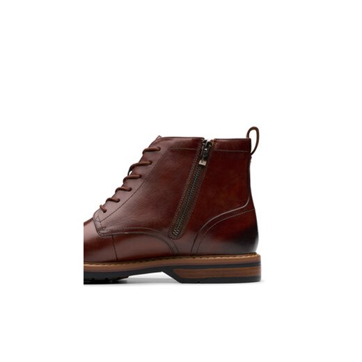 Clarks Kozaki Aldwin Cap 26179733 Brązowy Clarks 40 MODIVO
