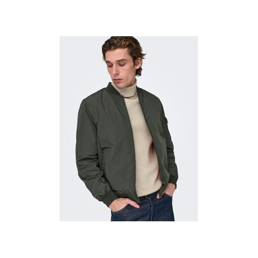 Only & Sons Kurtka bomber Joshua 22023287 Khaki Regular Fit Only & Sons L MODIVO