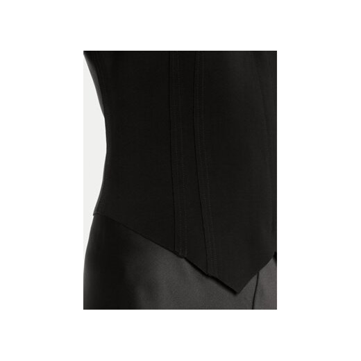 NORMA KAMALI Kamizelka garniturowa KK4234PLC59001 Czarny Regular Fit Norma Kamali S MODIVO