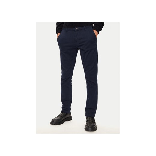 Mustang Chinosy Oakland 1015540 Granatowy Skinny Fit Mustang 35_32 MODIVO