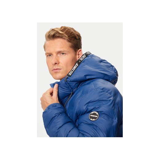 INDICODE Kurtka puchowa Bolonzo 15-866 Granatowy Regular Fit L MODIVO