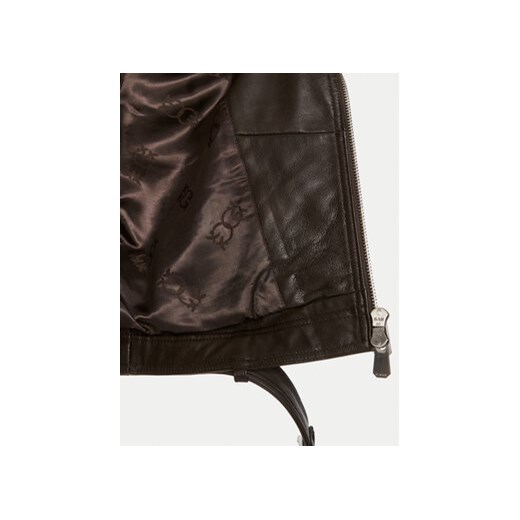 Pinko Kurtka skórzana Costa Rica 103897 A21L Brązowy Regular Fit Pinko 46 MODIVO