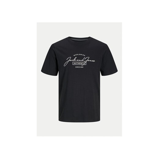 Jack&Jones T-Shirt Erris 12256799 Czarny Standard Fit M MODIVO