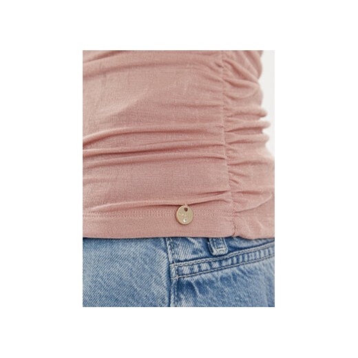 Guess Bluzka Emily W4GP17 KBEM0 Różowy Slim Fit Guess S MODIVO