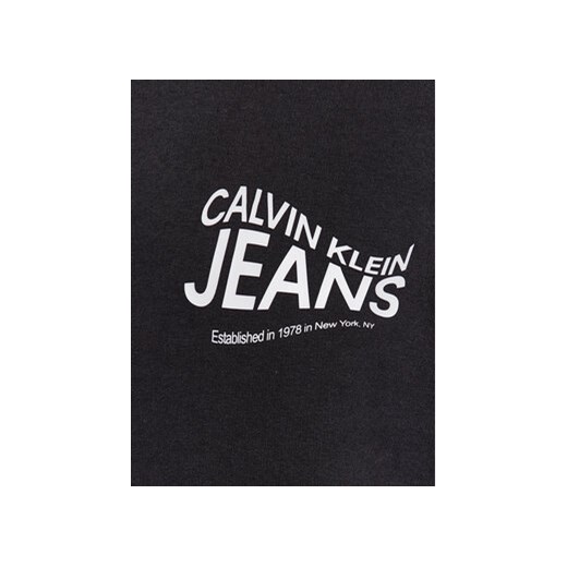 Calvin Klein Jeans Bluza J30J324099 Czarny Regular Fit XL MODIVO