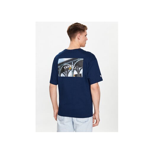 Champion T-Shirt 218923 Granatowy Relaxed Fit Champion S MODIVO