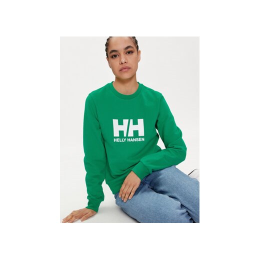 Helly Hansen Bluza Logo 2.0 34462 Zielony Regular Fit Helly Hansen XS MODIVO