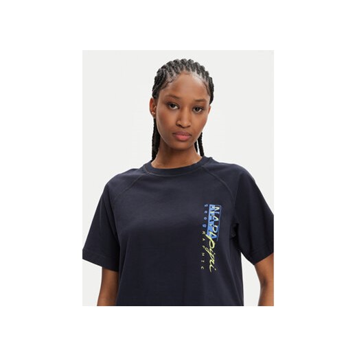 Napapijri T-Shirt S-Aberdeen NP0A4HOI Granatowy Regular Fit Napapijri M MODIVO