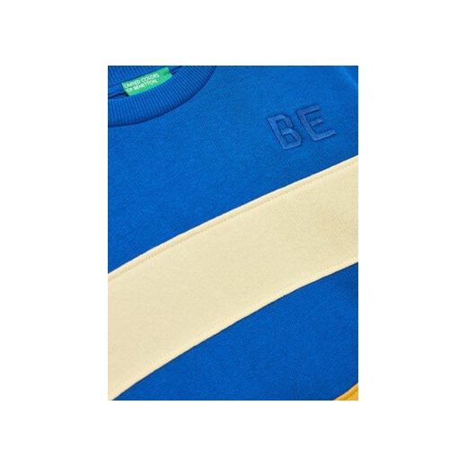 United Colors Of Benetton Bluza 3J68C10DL Niebieski Regular Fit United Colors Of Benetton 168 MODIVO