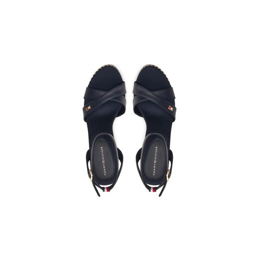 Tommy Hilfiger Sandały Im Raffia Sandal FW0FW08224 Granatowy Tommy Hilfiger 38 MODIVO