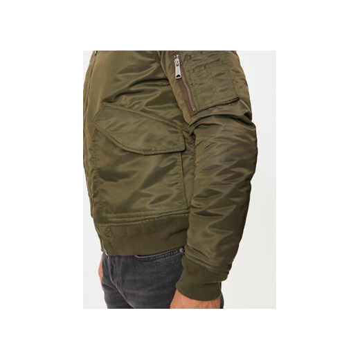 SCHOTT N.Y.C. Kurtka bomber 210100RS Zielony Regular Fit Schott N.y.c. M MODIVO