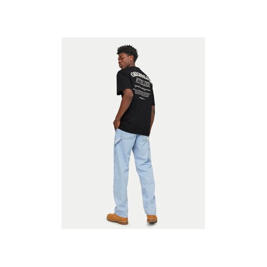 Jack&Jones T-Shirt Santorini 12251776 Czarny Wide Fit M MODIVO