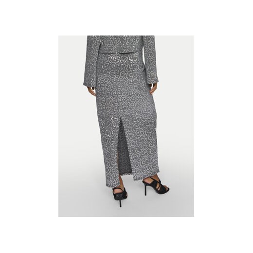 Vila Spódnica maxi Sanadu 14101820 Srebrny Regular Fit Vila 44 MODIVO