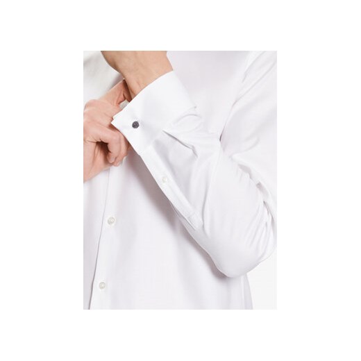 Boss Koszula 50480101 Biały Slim Fit 44 MODIVO