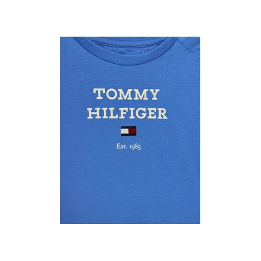 Tommy Hilfiger Bluzka Logo KN0KN01760 Niebieski Regular Fit Tommy Hilfiger 68 MODIVO