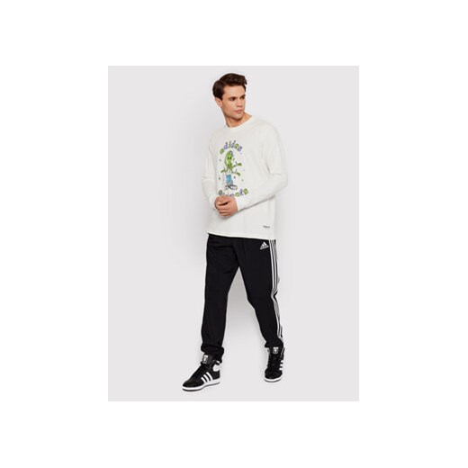 adidas Longsleeve Stoked Alien HC7142 Biały Regular Fit XL MODIVO