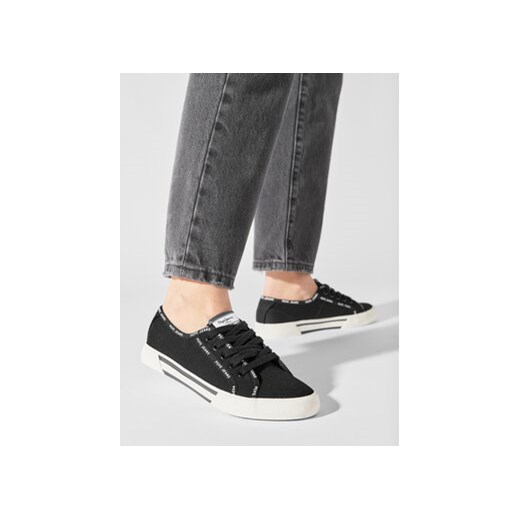 Pepe Jeans Tenisówki Brady Rib W PLS31437 Czarny Pepe Jeans 36 MODIVO
