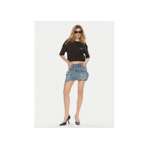 Replay Spódnica jeansowa W9934 .000.794 Niebieski Regular Fit Replay 25 MODIVO