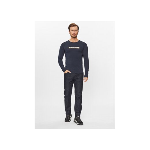 Emporio Armani Underwear Longsleeve 111023 3F517 00135 Granatowy Regular Fit L MODIVO