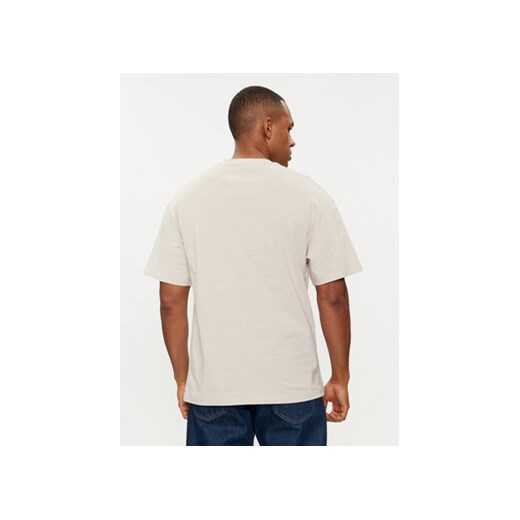 Jack&Jones T-Shirt Collective 12251865 Beżowy Wide Fit M MODIVO