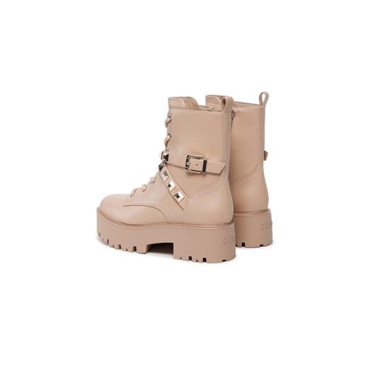 Guess Botki Vaida FL8VDA ELE10 Beżowy Guess 37 MODIVO