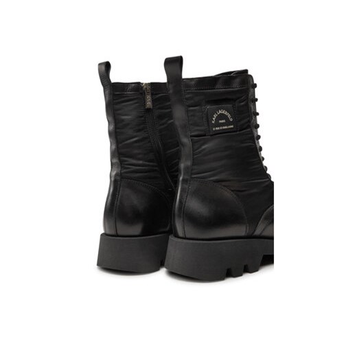 KARL LAGERFELD Trzewiki KL11170 Czarny Karl Lagerfeld 40 MODIVO