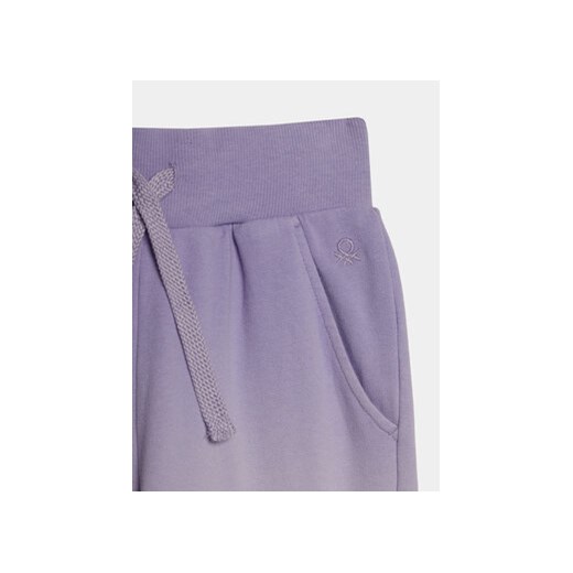 United Colors Of Benetton Spodnie dresowe 3J68CF051 Fioletowy Relaxed Fit United Colors Of Benetton 122 MODIVO