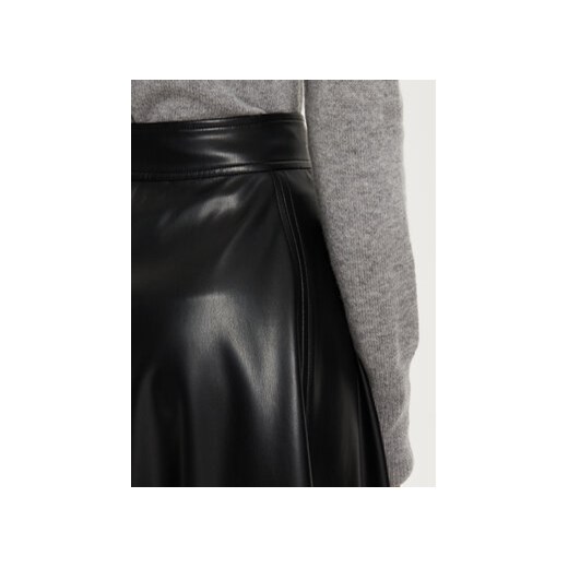 Marella Spódnica z imitacji skóry Lepanto 2423776024 Czarny Regular Fit Marella XL MODIVO