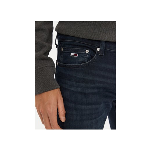 Tommy Jeans Jeansy Scanton DM0DM20386 Granatowy Slim Fit Tommy Jeans 32_30 MODIVO
