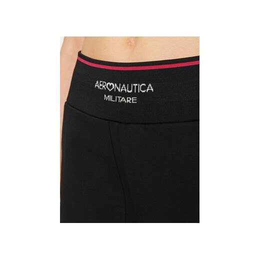 Aeronautica Militare Spodnie dresowe 232PF914DF444 Czarny Regular Fit Aeronautica Militare L MODIVO