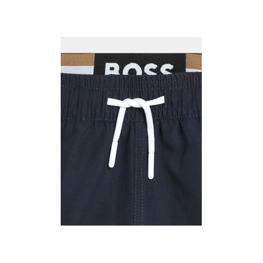 Boss Szorty kąpielowe J50663 S Granatowy Regular Fit 12Y MODIVO