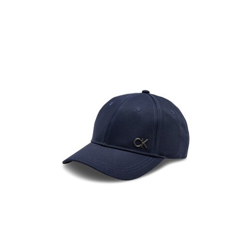 Calvin Klein Czapka z daszkiem Ck Bombed Metal Bb Cap K50K510968 Granatowy Calvin Klein uniwersalny MODIVO