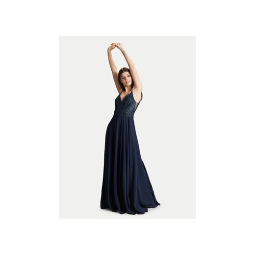 Hey Kyla Sukienka wieczorowa 5AC105HK Granatowy Regular Fit Hey Kyla 38 MODIVO