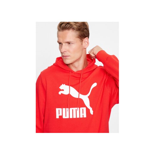 Puma Bluza Classics Logo 530084 Czerwony Regular Fit Puma L MODIVO