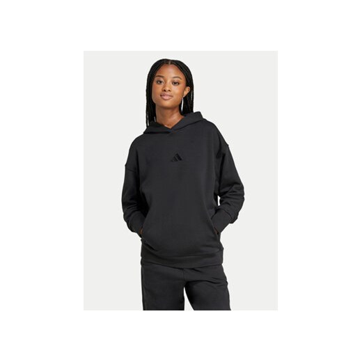 adidas Bluza ALL SZN French Terry IW1026 Czarny Loose Fit L MODIVO