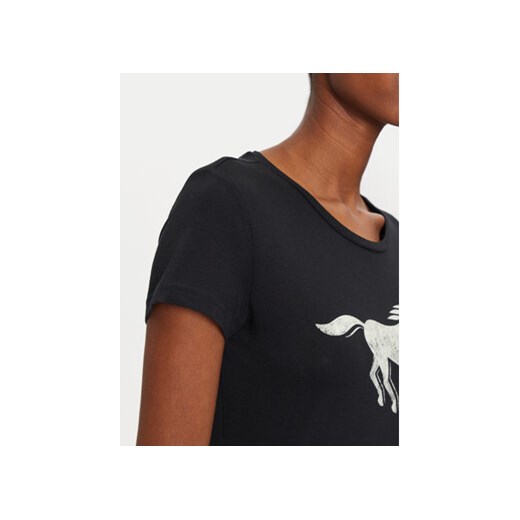 Mustang T-Shirt Loa 1015450 Czarny Slim Fit Mustang S MODIVO
