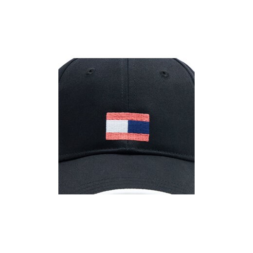 Tommy Hilfiger Czapka z daszkiem Flag AU0AU01732 Czarny Tommy Hilfiger L_XL MODIVO