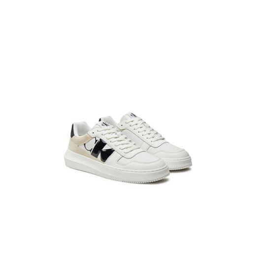 Calvin Klein Jeans Sneakersy Chunky Cupsole Nbs Sens YM0YM00996 Biały 46 MODIVO