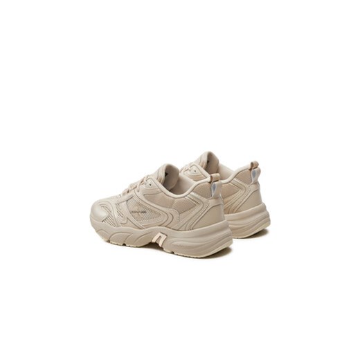 Calvin Klein Jeans Sneakersy Retro Tennis Low Lace Mh Ml Mtl YW0YW01463 Écru 36 MODIVO