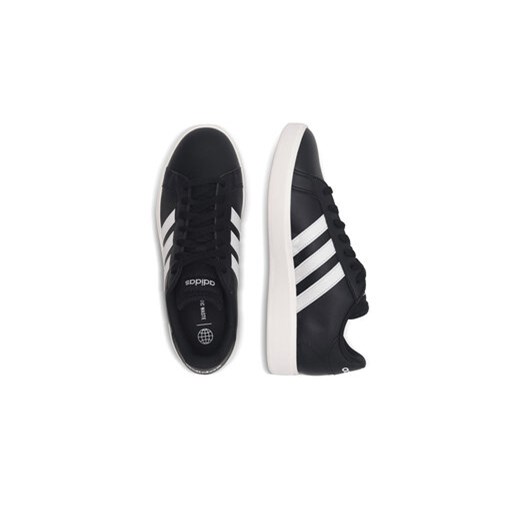 adidas Sneakersy GRAND COURT BASE 2.0 GW9251 Czarny 44 MODIVO